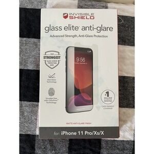 Invisishield Glass Elite 11 Pro/XS1X Anti Glare NWT Screen Protector